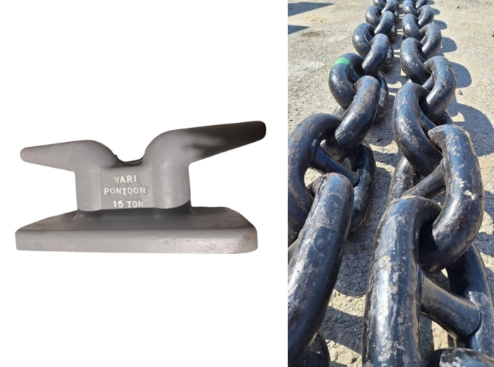 Vari Pontoons marine accessories and fittings