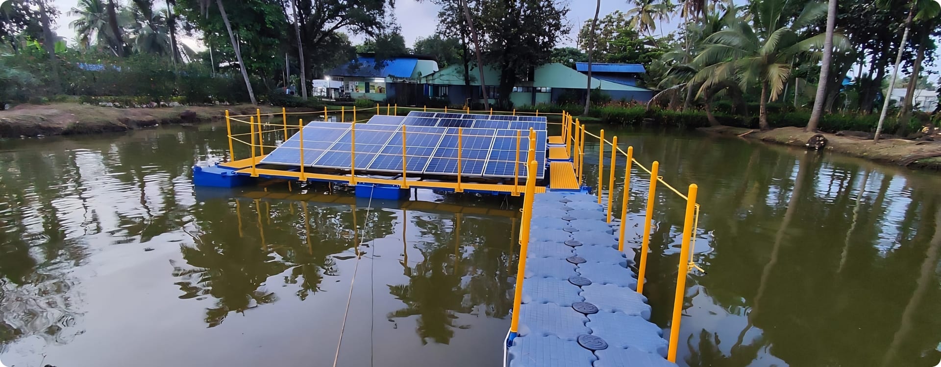 Floating Solar Panel Platform India
