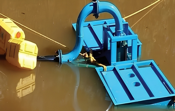 Agriculture pump pontoon floating platform