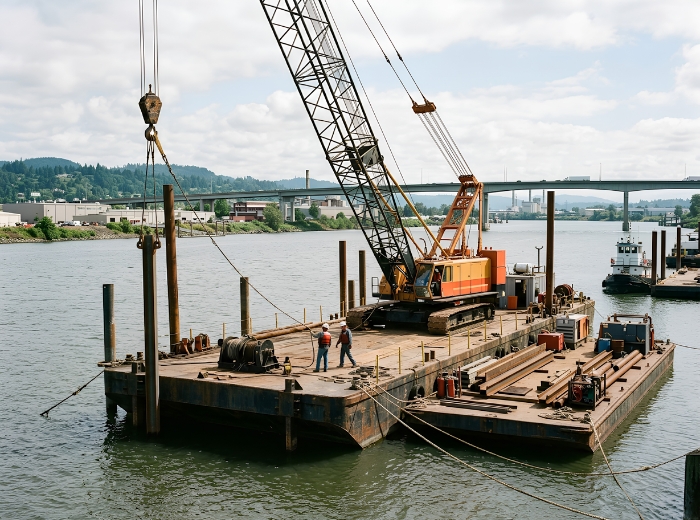 Crane & Work Barges