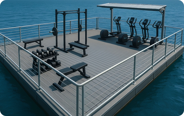 Floating Gym Deck