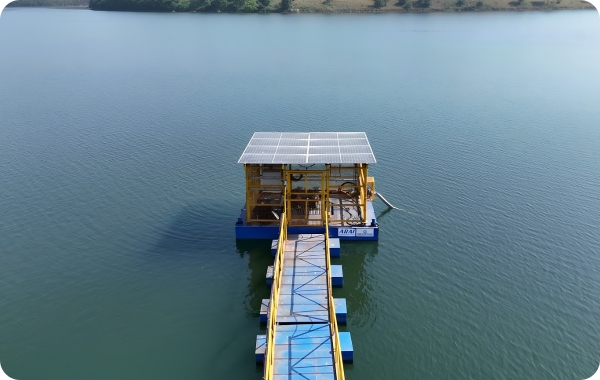 Floating Solar Pump Houses