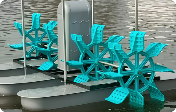 Floating solar water filter in India by Vari Pontoons
