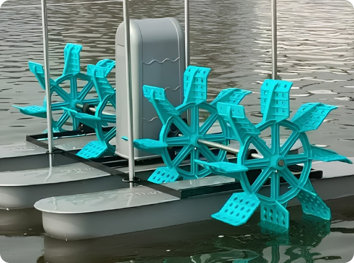 Floating solar water filtration platform