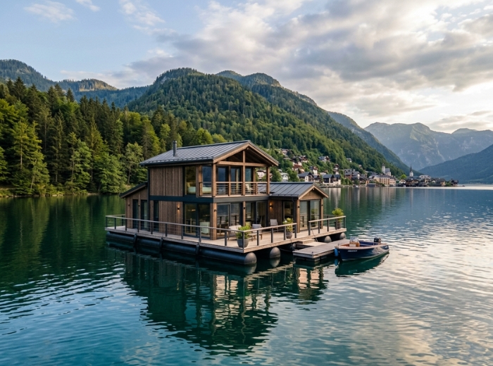 Modular pontoon platform structural components